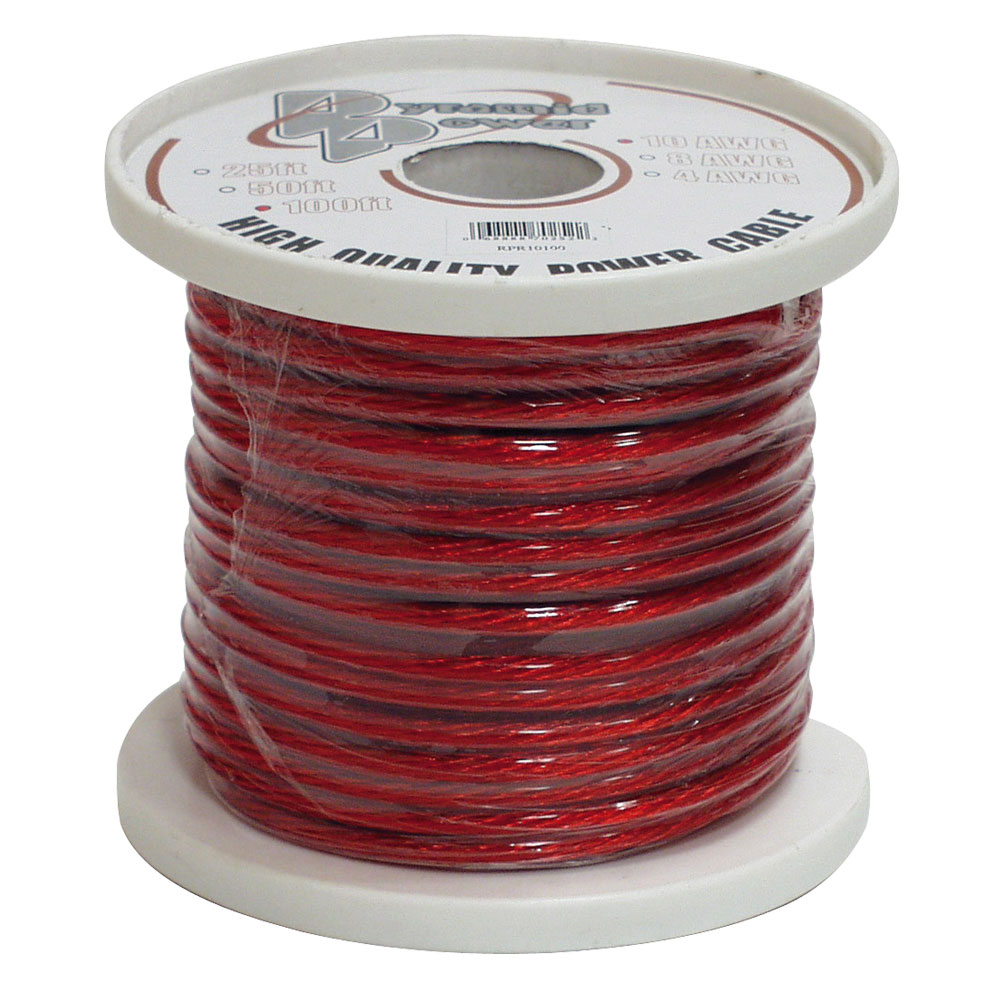 WIRE PYRAMID 8 GA. 25 FT. RED GOLD GROUND WIRE RPR825 - Image 2