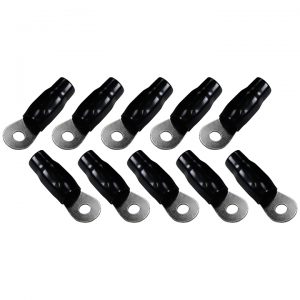 Orion Ring Terminal 1/0 Gauge 5/16 Hole - Black 10 Pack RT0BORION