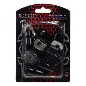 Alternative view of Orion Ring Terminal 1/0 Gauge 5/16 Hole - Black 10 Pack RT0BORION