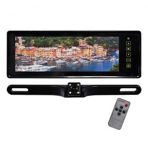 Tview 8.8" TFT Monitor Built in Rear View Mirror Back up camera RV808C