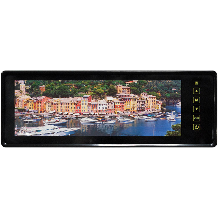 Tview 8.8" TFT Monitor Built in Rear View Mirror Back up camera RV808C - Image 2