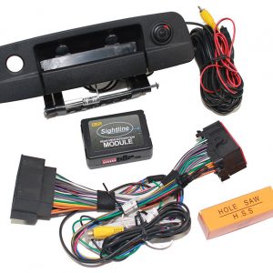 Crux Rear-View & VIM Integration with Handle & Camera For Dodge RAM 2013-UP RVCCH75D