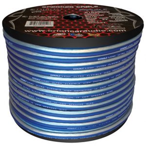 Cobalt Orion Speaker Wire 10 Gauge Blue/Clear 300ft S10300PB