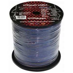 Orion Cobalt Oversize Speaker Wire 18 Gauge 1000 ft. Blue/Clear S181000PBXL