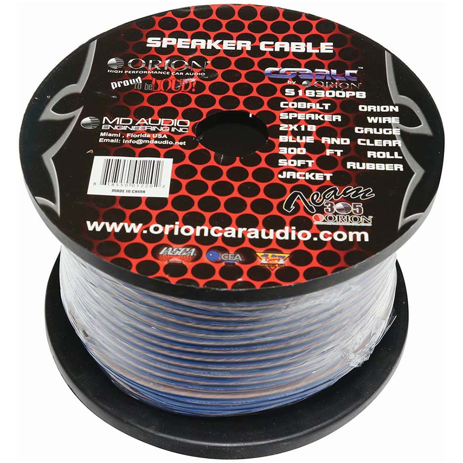 Orion Cobalt Speaker Wire 18 Gauge 300 ft S18300PB - Image 2