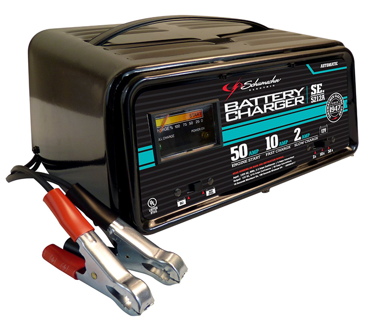 Schumacher 2/10/50A 12V Fully Automatic Battery Charger with Engine Start SE5212A