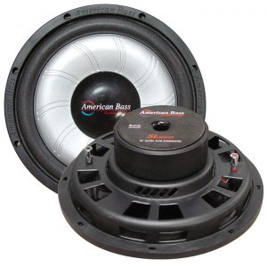 American Bass 12" Slim Mount Wooofer 500 watts max 4 Ohm SVC SL124