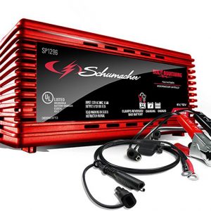 SP1296		AUTOMOTIVE	Schumacher 2A Powersport Charger/Maintainer (black chassis) SP1296