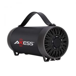 AXESS Portable Bluetooth Speaker Built-In Usb Support Fm Radio Line-In Function Rechargeable Battery SPBT1056BK