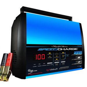 Schumacher Ship-N-Shore Marine Speed Charge 2/6/10 Amp Charger and Maintainer w/Clamps SSC1000A