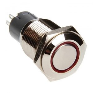 Street Vision Street Switch LED Two Position On/Off Switch (Red Illuminated ring) - Sold Each SV1003622