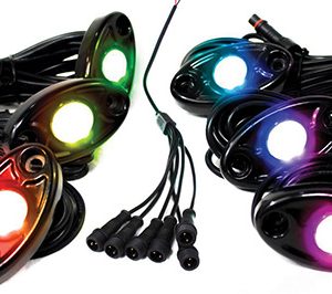 Street Vision 6-LED StreetSMART Rock Light Kit - Smart Phone controlled by iOS and Android -IP68 12V SV1005242