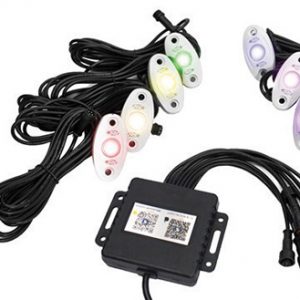 Street Vision StreetSMART 8-LED Glow Pod WHITE Kit - Smartphone Controlled with Brain Box IP68 12V w SV1005247