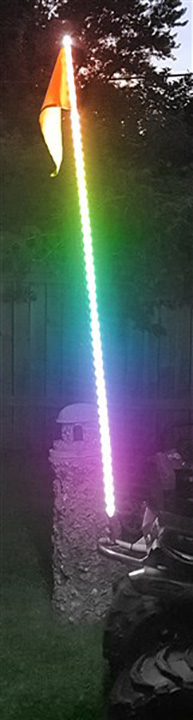 Street Vision 5ft 5050 LED ATV/Jeep Flag Pole Whip (RGB Multi-Color) SV1005354