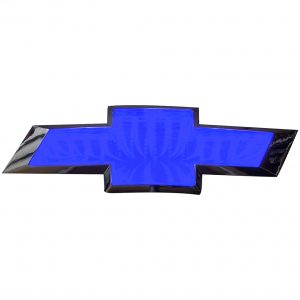 Street Vision Chevy 3D Logo Badgeâ€”Blue SV3DCHEVB