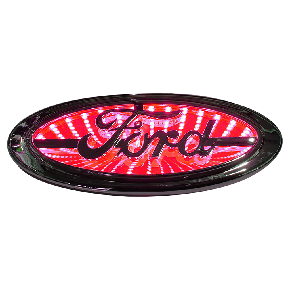 Street Vision Ford 3D Logo Badge—Red *EACH* SV3DFORDR