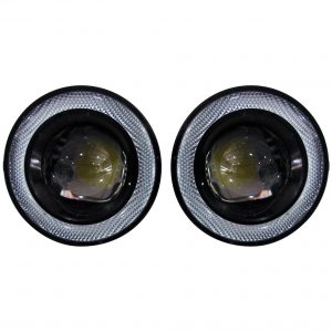 Street Vision 3.5" Hi Power CREE Fog Light w/ White Halo-PAIR SVFOG35W