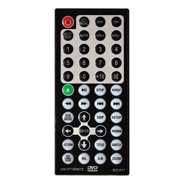 Tview 10.2" TFT LCD Flip Down Monitor DVD Headphones Remote USB/SD Interchangeable Skins T102DVFD - Image 4