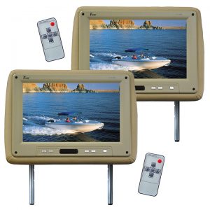 MONITOR 11.2" WIDESCREEN TAN IN HEADREST;TVIEW;REMOTE T110PLTAN
