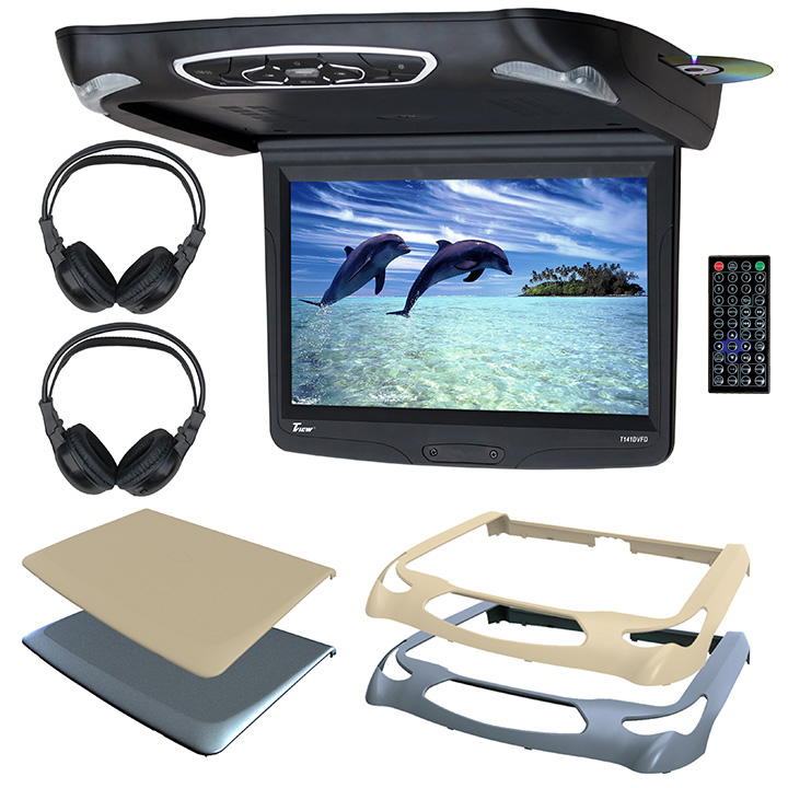 TView 14.1†Overhead w/DVD 3 Color Skins & 2 Sets HP’s T141DVFD