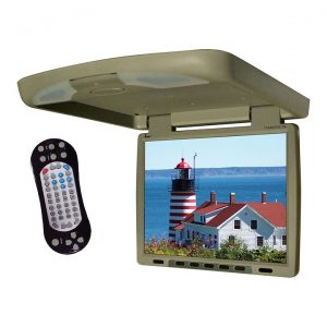 Tview 14" Flip Down Monitor with built in DVD IR/FM trans Tan T144DVFDTAN