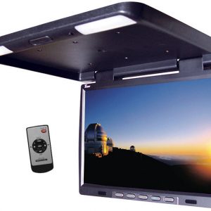MONITOR 15.4" TVIEW OVERHEAD; BLACK; REMOTE; IR TRANSMITTER T156IR