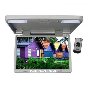 MONITOR 15.4" TVIEW OVERHEAD; GRAY; REMOTE; IR TRANSMITTER T156IRGR