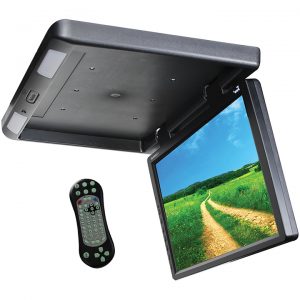 TVIEW 17.3" FLIP DOWN WITH BUILT IN DVD IR & FM MODUL BLACK T173DVFDBK