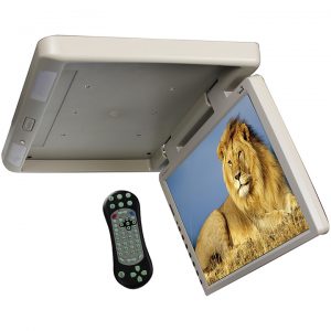 TVIEW 17.3" FLIP DOWN WITH BUILT IN DVD IR & FM MODUL TAN T173DVFDTAN