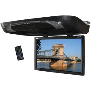 Tview 20" Flip down Monitor with built in DVD Player Black T20DVFDBK