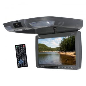 Tview 9" Flip Down w/Built In DVD Player (Gray) T91DVFDGR