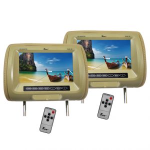 Tview 9" TFT Monitor in Headrest Tan T91PLTAN