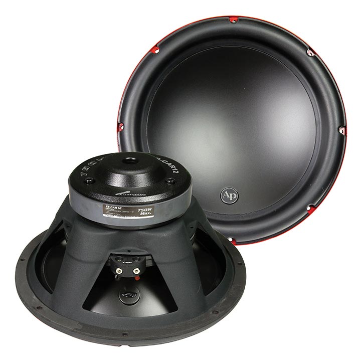Audiopipe 12" Woofer 750W Max 4 Ohm SVC TSCAR12