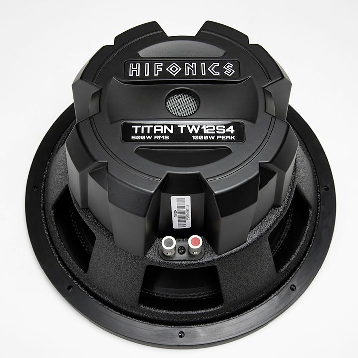 Hifonics Titan 12" Single Voice Coil 4 Ohm - 500 Watts RMS 1000 Watts Peak TW12S4 - Image 2