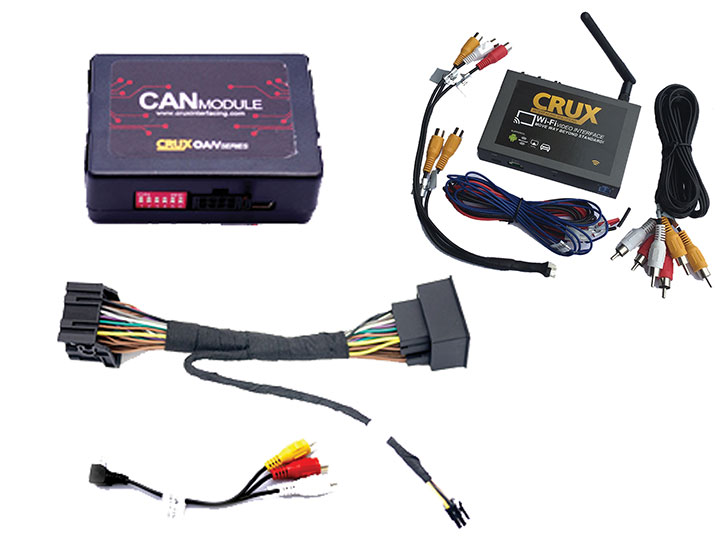 Crux Wi-Fi Audio/ Video Interface for Select Chevrolet Sonic/Spark 2012-14 WVIGM04S