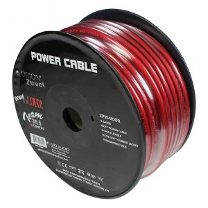 Orion Ztreet 4 Gauge Power Wire Red 100' roll ZPW4100RD