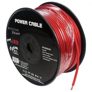 Orion Ztreet 8 Gauge Power Wire Red 250' roll ZPW8250RD