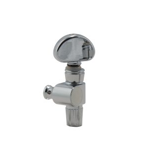 GROVER GEARED BANJO 5TH PEG W/   METAL BUTTON CHROME