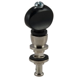 GROVER CHAMPION&trade; UKE PEGS W/   BLACK BUTTONS NICKEL SET 4