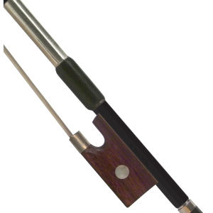 Anton Breton AB-110BK Brazilwood Student Violin Bow - 4/4 Size - Black