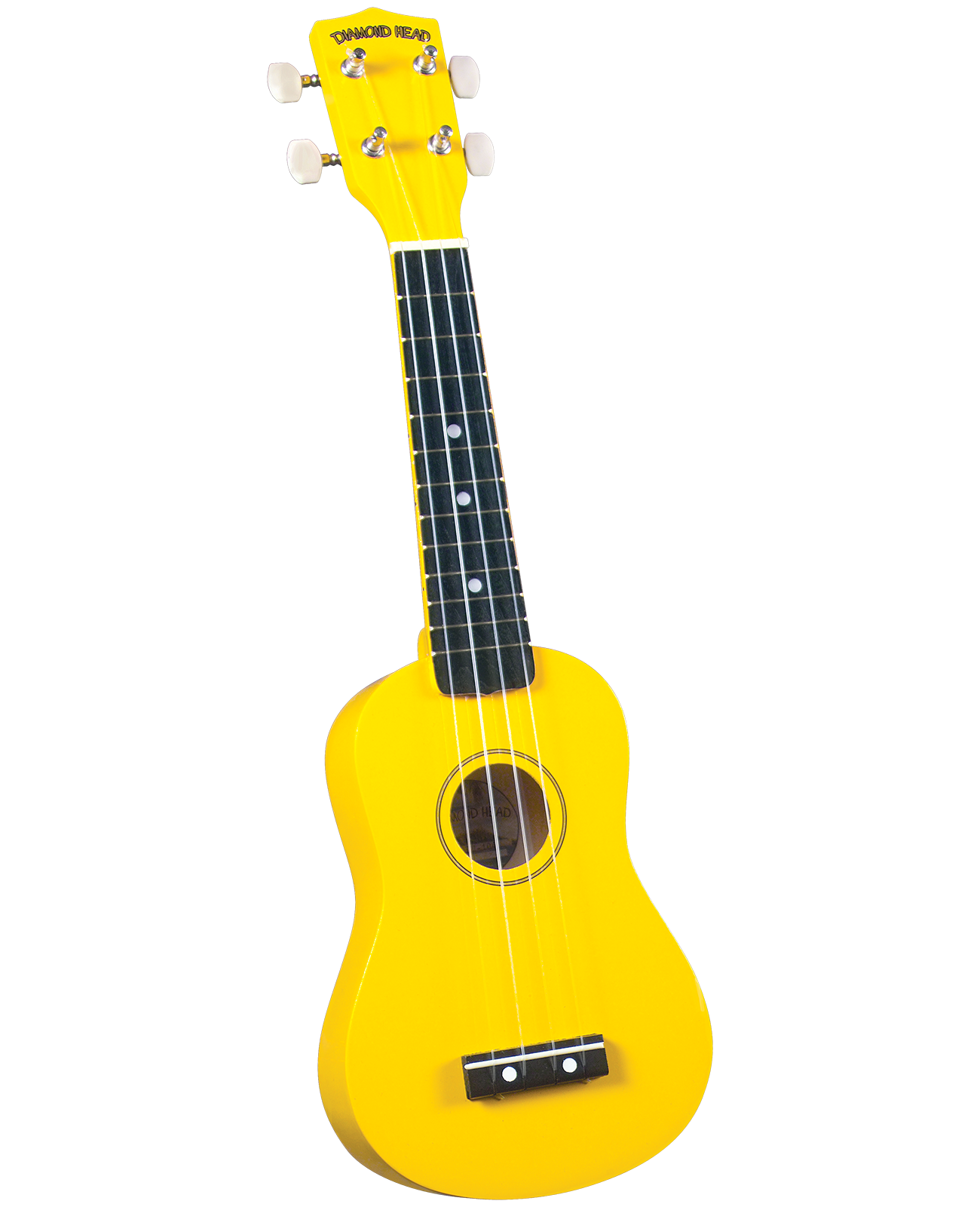 Diamond Head DU-104 Rainbow Soprano Ukulele - Yellow