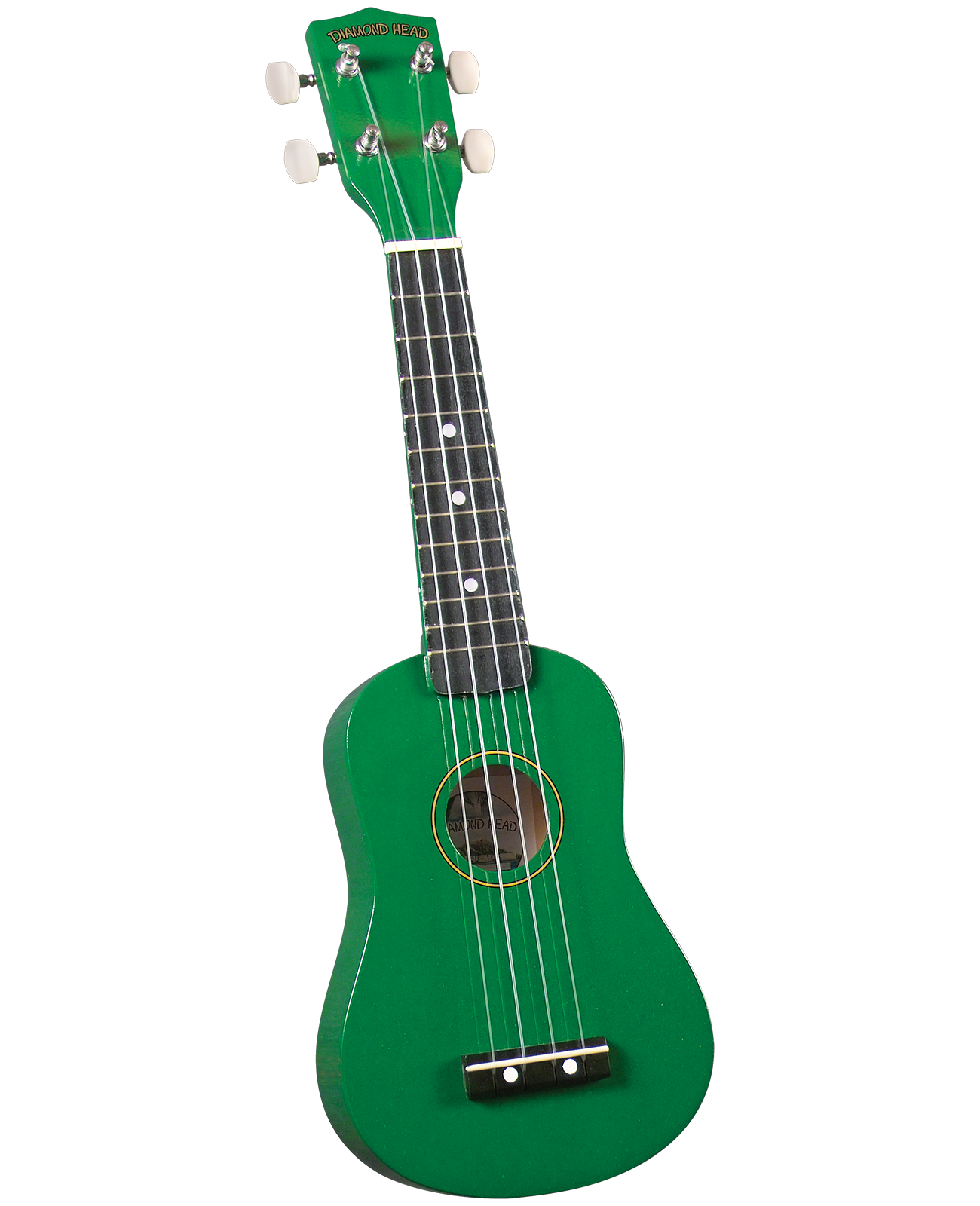 Diamond Head DU-105 Rainbow Soprano Ukulele - Green