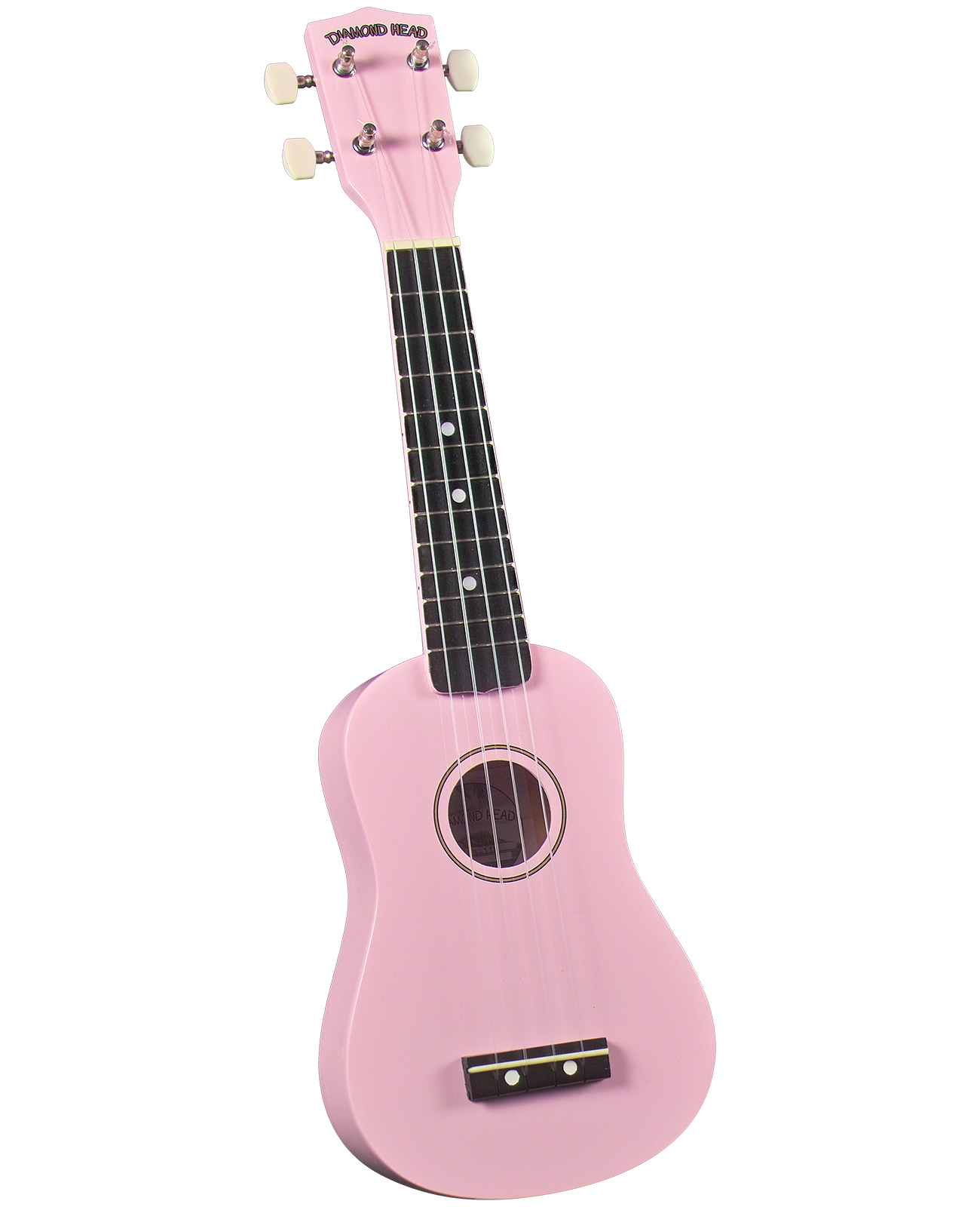 Diamond Head DU-110 Rainbow Soprano Ukulele - Pink