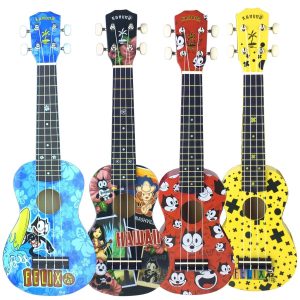 FELIX THE CAT SOPRANO UKES (Ukulele) - Variety of Designs Available