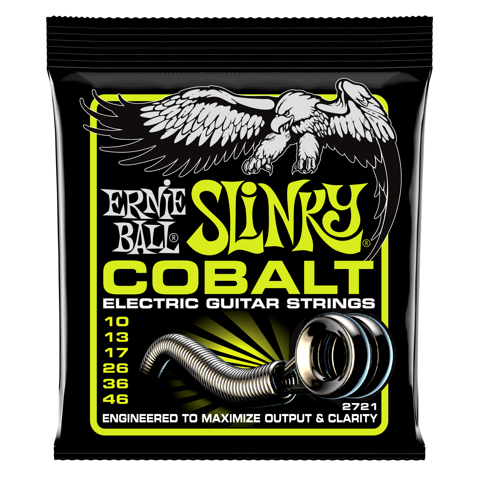 Regular Slinky Cobalt Electric Guitar Strings - 10-46 Gauge