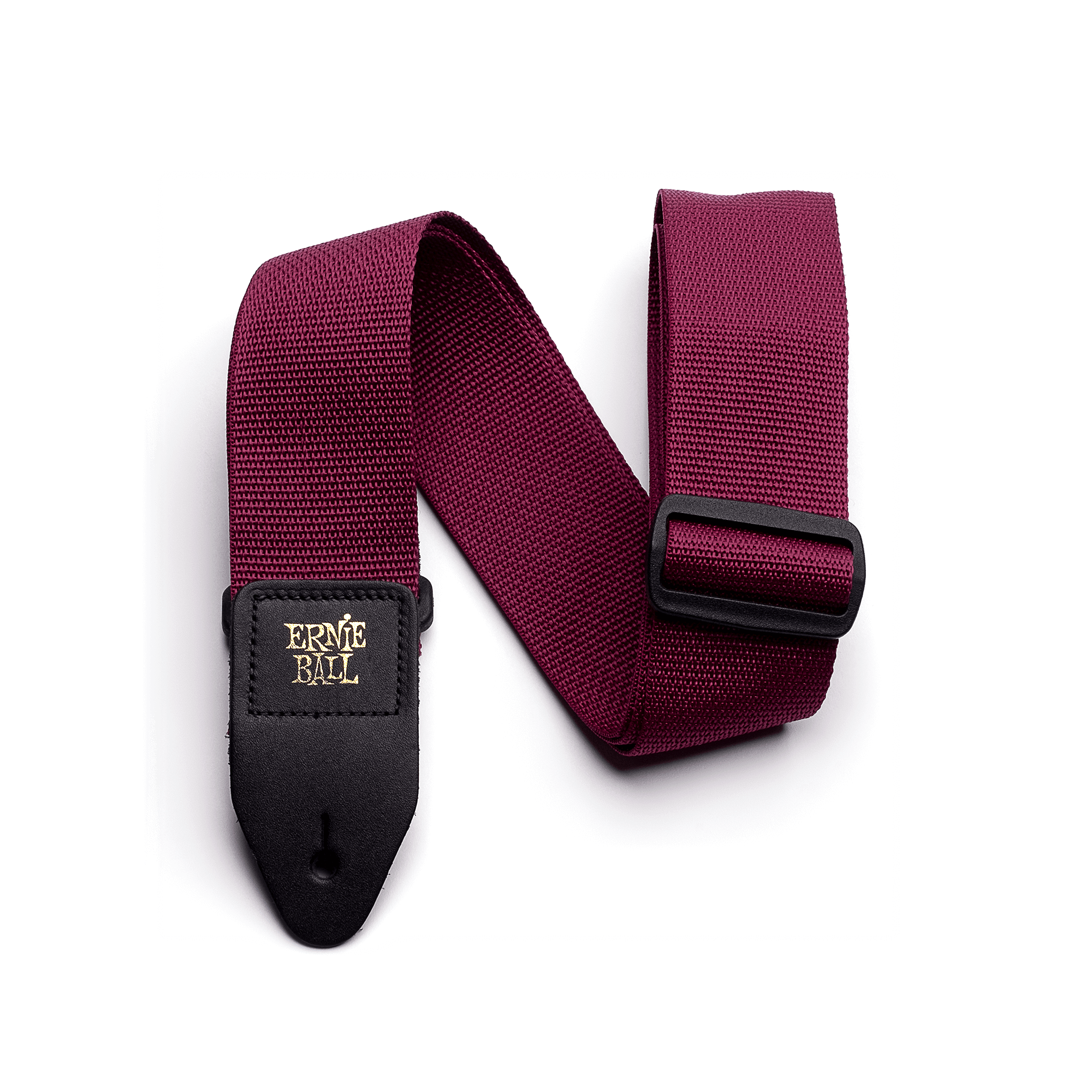 Burgundy Polypro Guitar Strap
