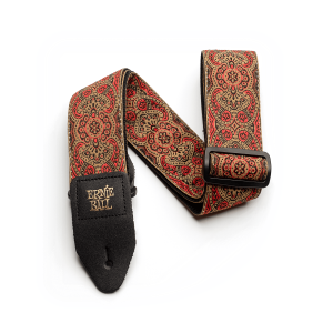 Ernie Ball Crimson Paisley Jacquard Strap
