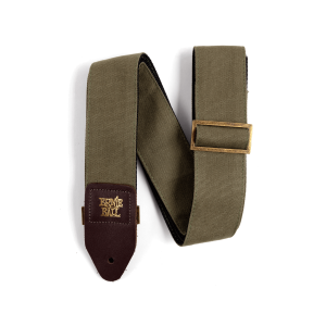 Ernie Ball Olive Canvas Strap