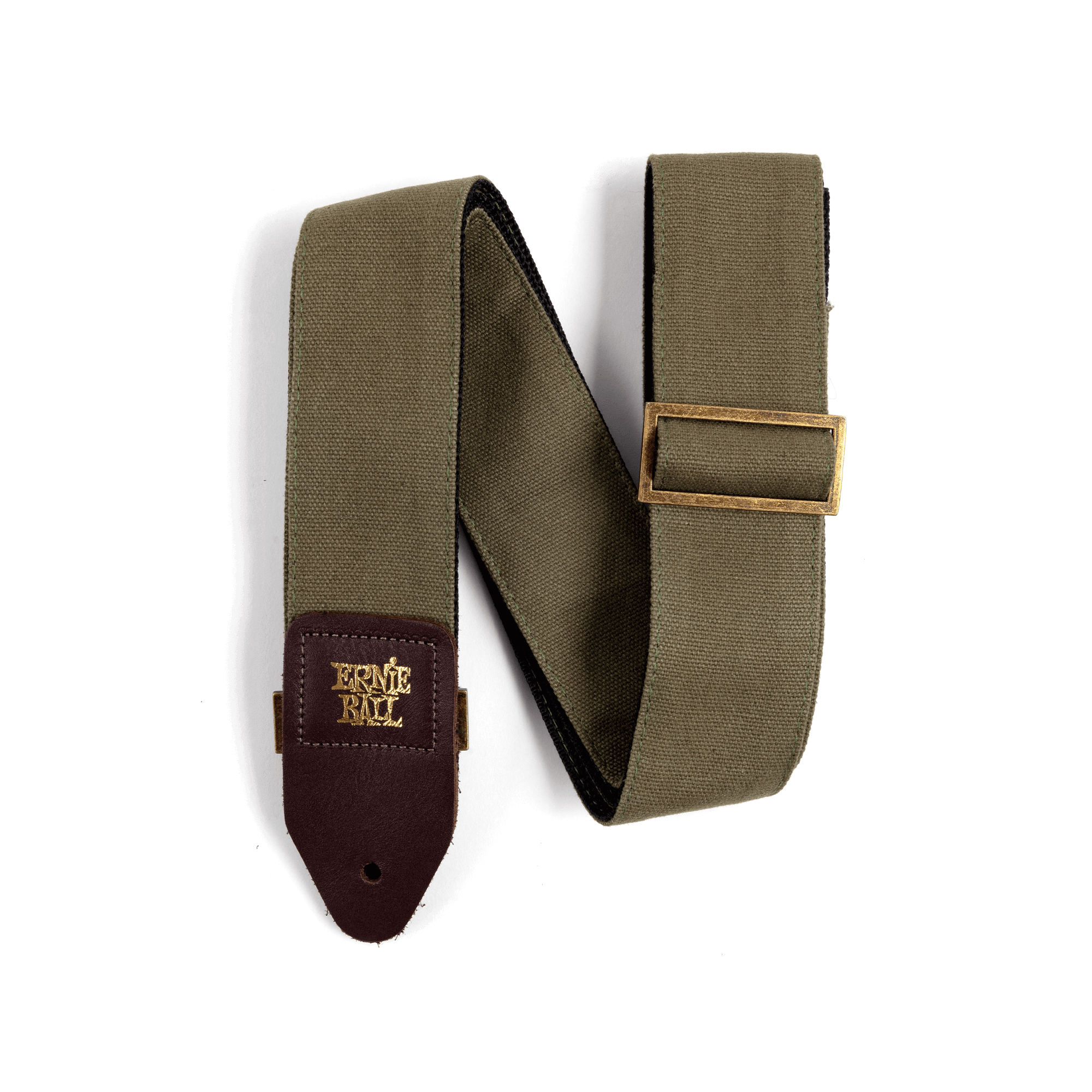 Ernie Ball Olive Canvas Strap