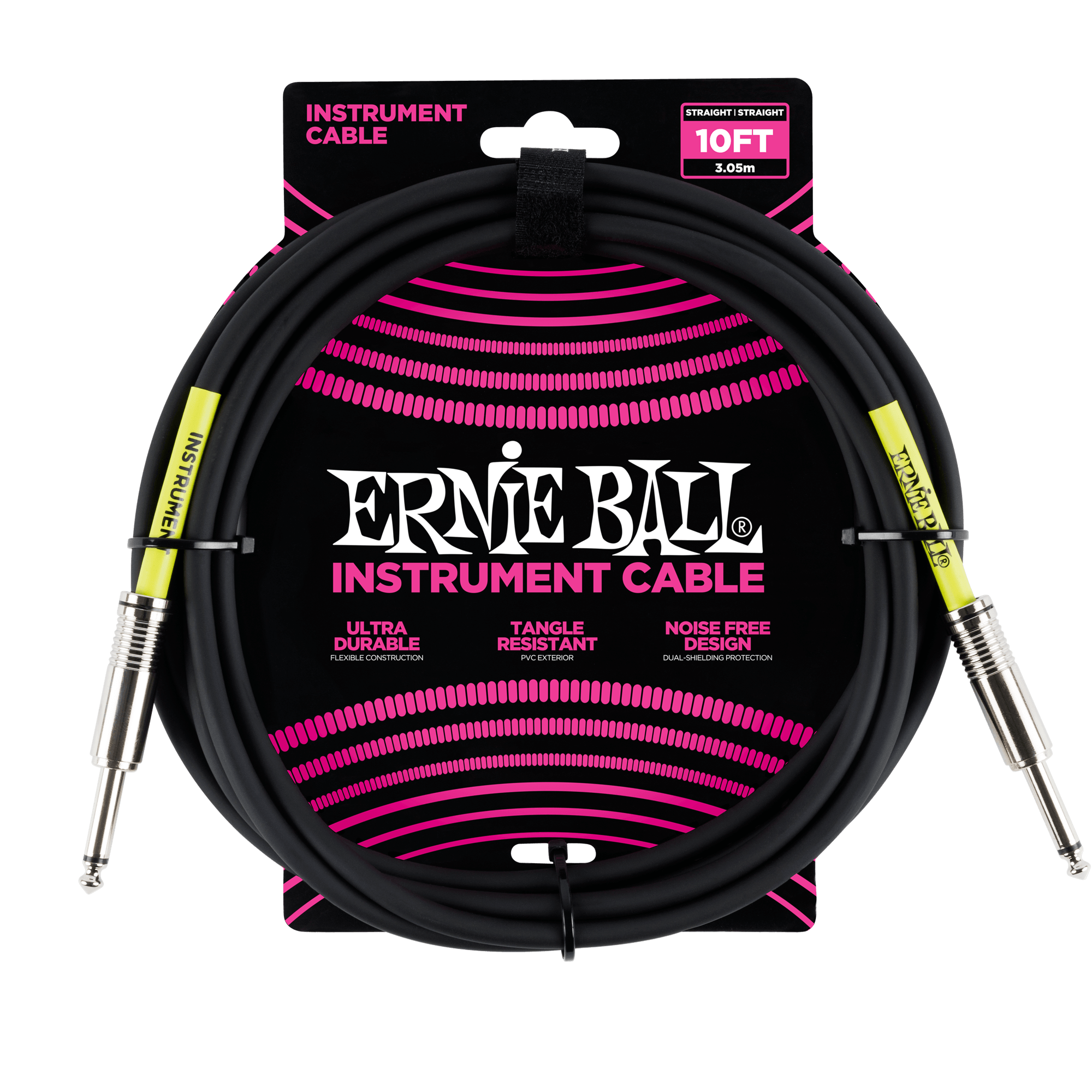 10' Straight / Straight Instrument Cable - Black